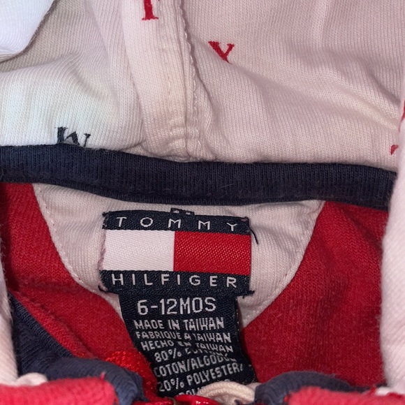 Tommy Hilfiger 6-12 Month Zip-up Hoodie and Pants Set - Picture 4 of 5